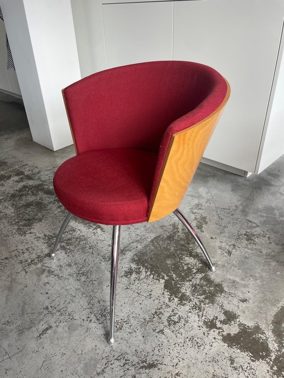 Image 1 of Leolux Giotto 917 mesa de comedor con 4 sillas