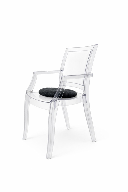 Fauteuil design transparent « Arthur » – Sieste
