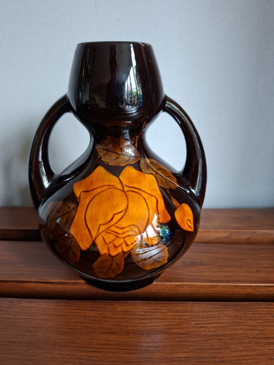 Image 1 of Art deco Oorkan en vaas