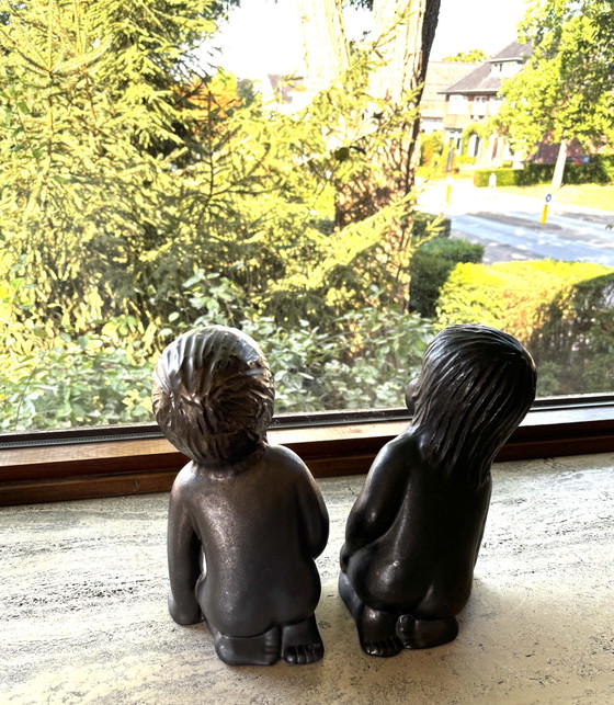 Deux sculptures en céramique d'Emiel Laskaris – Ceramic (photo 6 of 7)