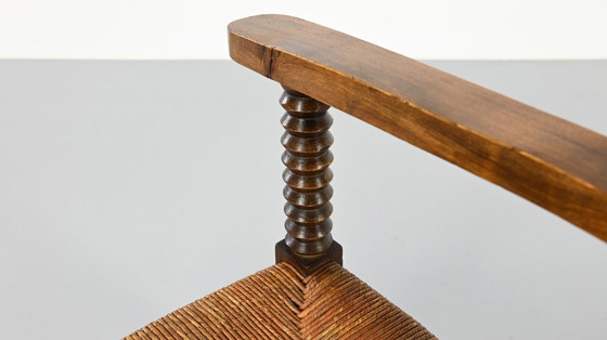 Image 1 of Coppia di poltrone francesi a cavatappi, Francia, anni '40