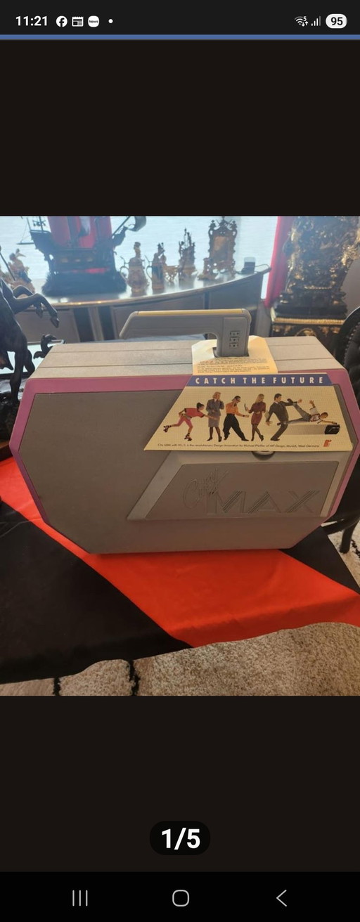 Vintage Space Age 'City MAX' Attaché Case – Michael Pfeiffer (MP Design) – West Germany, ca. 1989 – New Old Stock (NOS)