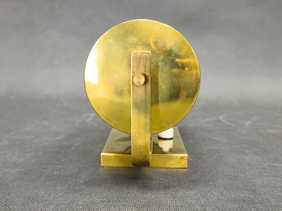 Image 1 of Bauhaus messing wandlamp met verstelbare glazen kap, jaren 1930