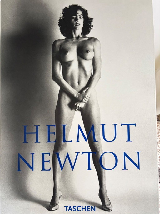 Signed Helmut Newton book – no. 04489 – incl. original stand