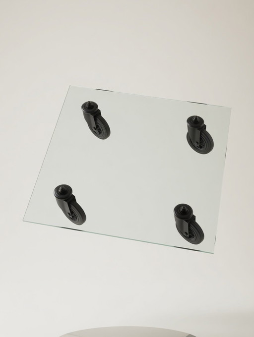 Gae Aulenti Fontana Arte “Tavolo Con Ruote”