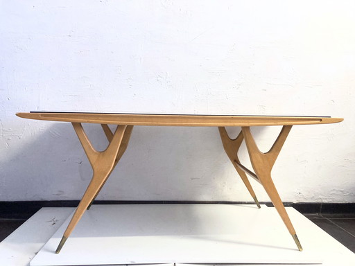 Mid Century Table basse 50's 60's Design dans le style d'Ico Parisi
