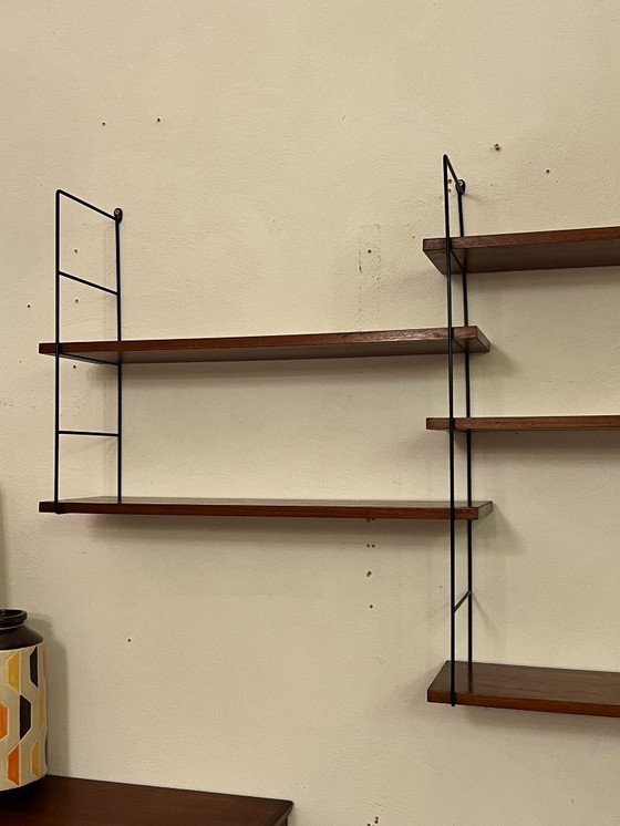 Image 1 of Vintage Wandrek / Wandmeubel, Duitsland 1970's