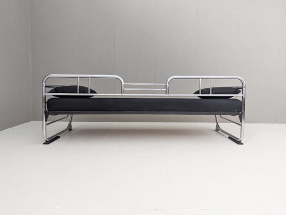 Image 1 of Divano in acciaio tubolare Bauhaus di Hynek Gottwald, anni '30