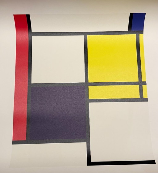 Piet Mondrian (1872-1944), Composition néoplastique n° 5 E, 1924, Imprimé en Belgique...