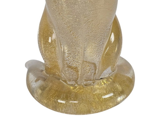 Image 1 of Archimede Seguso Murano - Bladgoud  - Gesigneerd - Italie - 1960's