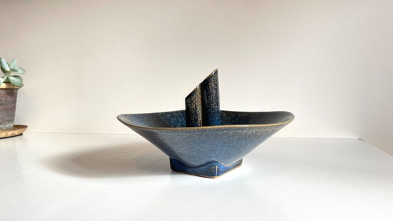 Image 1 of Vaso in ceramica geometrica vintage