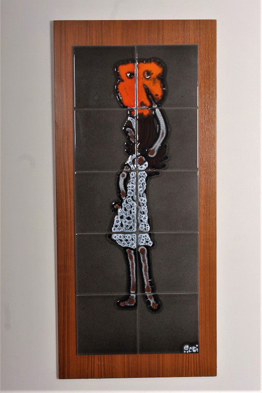 Ceramic wall panel by Adri