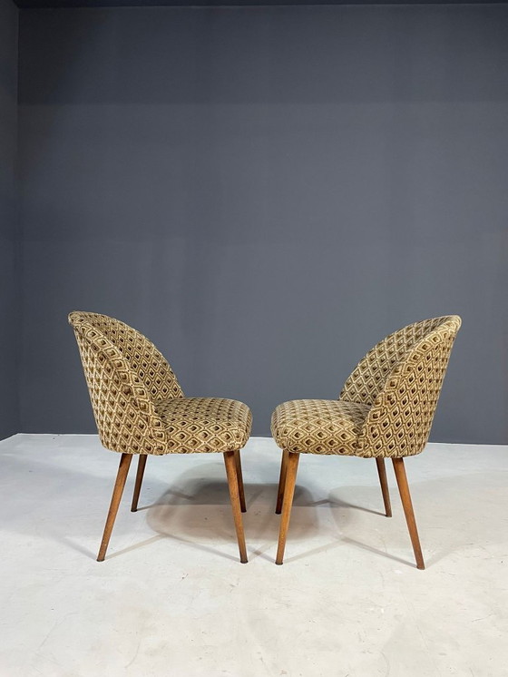 Image 1 of Pair of Retro Armchairs in the Style of Antonín Šuman, Czechoslovakia 1960s