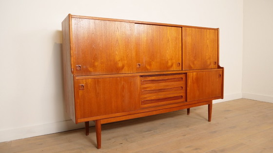 Image 1 of Vintage highboard | Johannes Andersen | Deens design | Teak