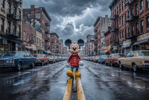 Photo printed on plexiglass or aluminum / limited edition / Signed / Mickey in the Bronx
