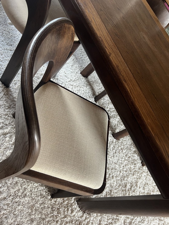 Image 1 of Brutalist Dining Table And Chairs