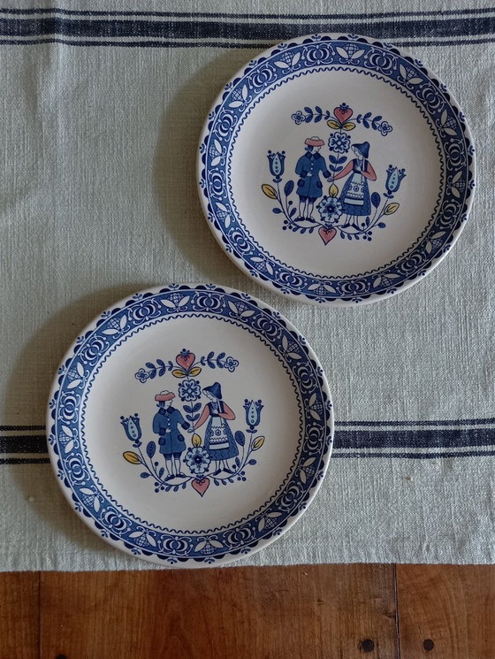 Image 1 of Vajilla inglesa "Corazones y flores" de Johnson Brothers