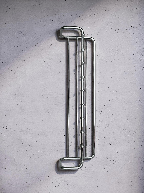 Gispen Model 1013 Vintage Kapstok Dutch Originals Wandkapstok – Kapstokken, Metal, Chrome (photo 4 of 5)