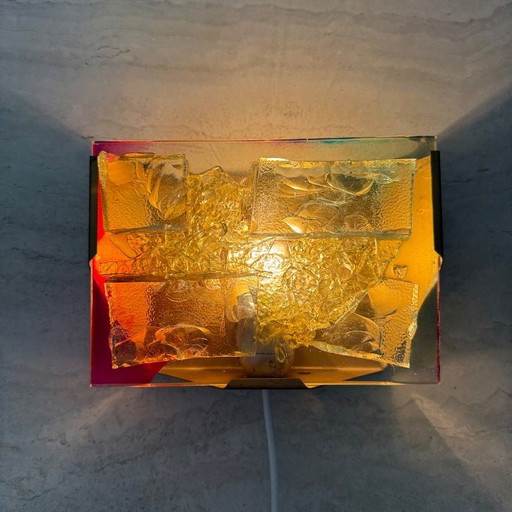 Cosack leuchten glass wall lamp , 1970’s