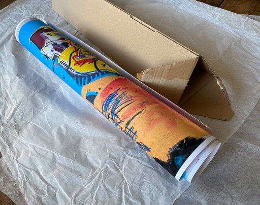 Schedel - Jean-Michel Basquiat - 1981 - Poster 70 x 100 cm