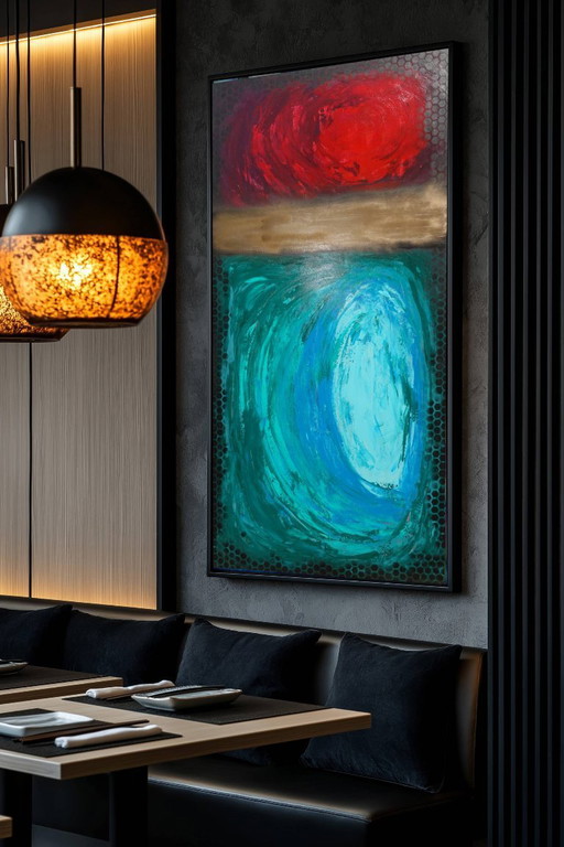 Abstracción A1365 - pintura abstracta XXL