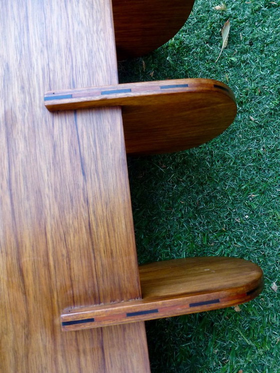 Image 1 of Table d'appoint Art-Déco moderniste dans le style de Michel Duffet.