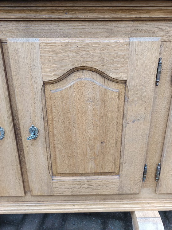 Image 1 of Solid light oak bookcase / sideboard