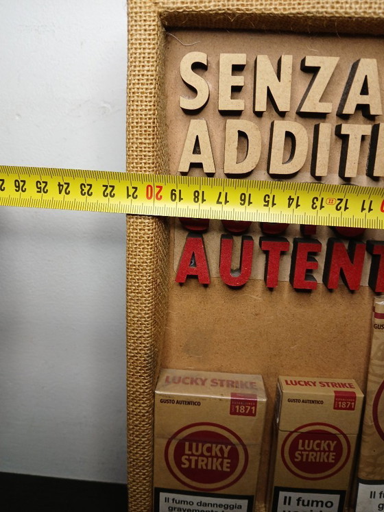 Image 1 of Vintage Lucky Strike verzamelreclamedisplay