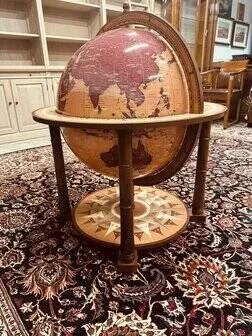 Globo bar da terra classico italiano Zoffoli Aries, Sgabelli da bar, Bronzo, Legno (foto 6 di 18)