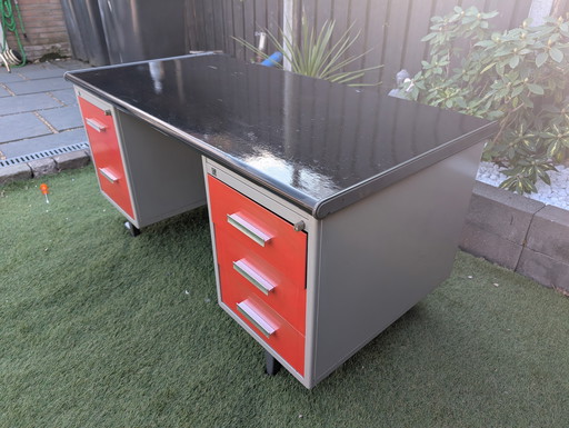 Bureau en acier Gispen 60s/70s