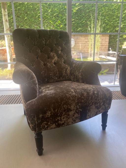Fauteuil Toscane Velours