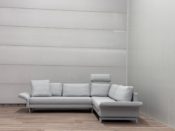 Image 1 of Rolf Benz Vida corner sofa gray new condition