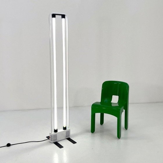 Image 1 of White Floorlamp by Gian N. Gigante for Zerbetto, 1980s