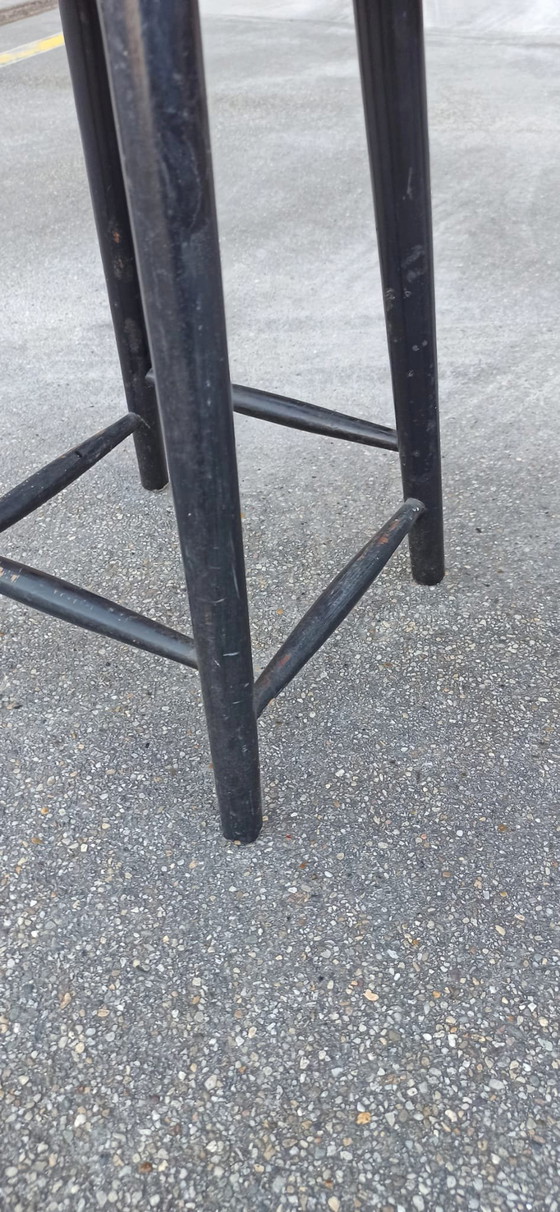 Image 1 of 2 x Vintage Wooden Stools