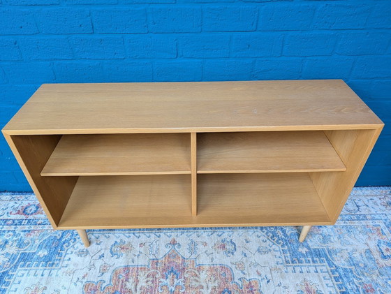 Image 1 of Vintage Oak Low Bookcase, Borge Mogensen For Karl Andersson, 1960s