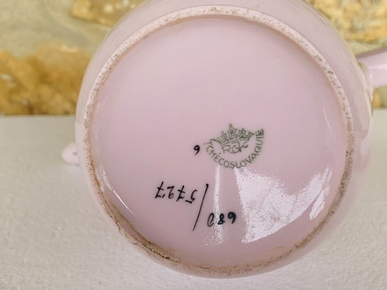 Image 1 of Art Deco theepot van RGK, Tsjechoslowakije, jaren 1930