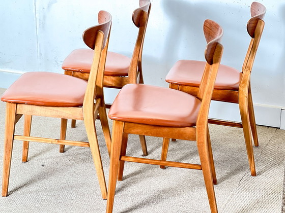 Image 1 of Sechs Farstrup Modell 210 Esszimmerstühle (2 Sets verfügbar)