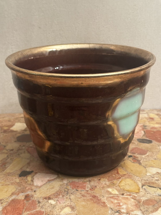 Image 1 of Vintage keramische plantenpot / Vintage keramische plantenpot