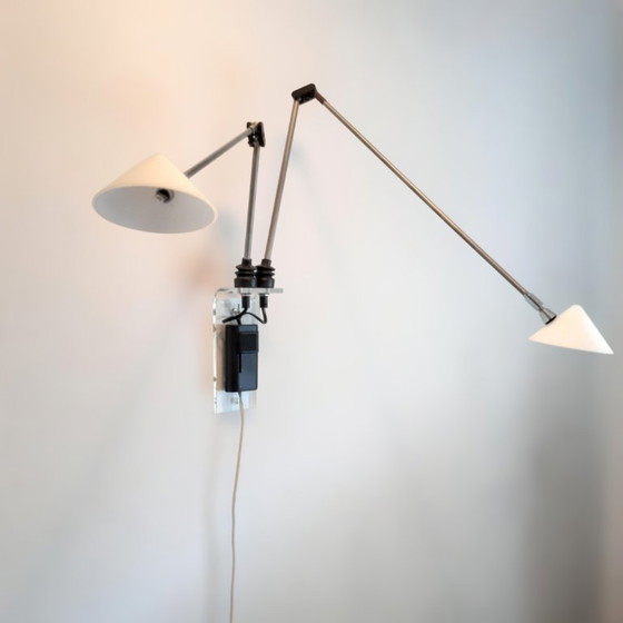 Image 1 of Postmodern design dimmable wall lamp Pola Design Amstelveen, 1980s