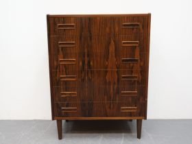 Vintage Chest of drawers / rosewood / 6 drawers / P. Westergaard Denmark – Scandinavian (photo 2 of 5)
