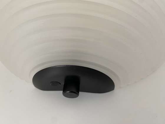 Image 1 of Lampada da parete vintage in vetro smerigliato - Lampada da parete Happylight, anni '80