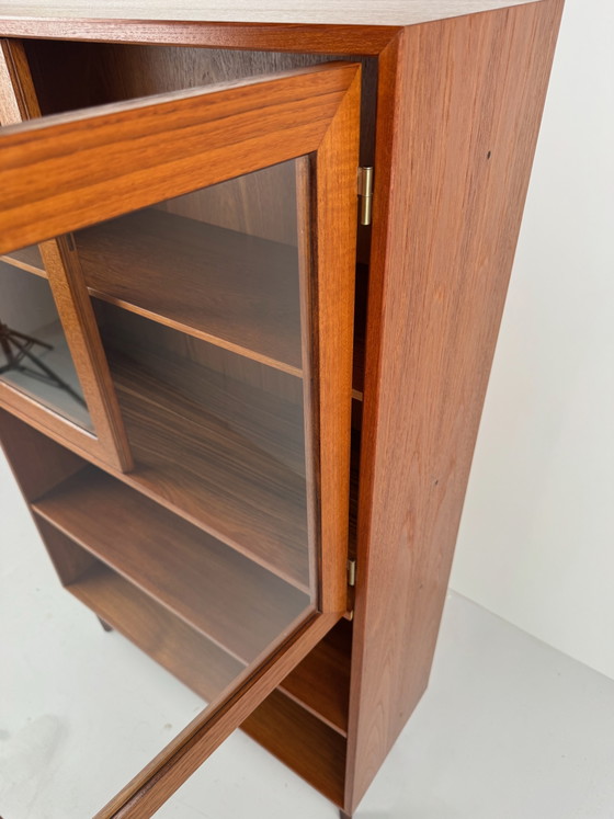 Vetrina danese in teak, Danimarca, anni '60 – Mobile bar, Wood, Glass (photo 8 of 13)