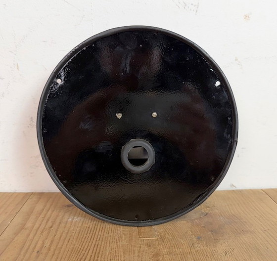 Image 1 of Vintage zwarte Hanil scheepswandklok, jaren 80