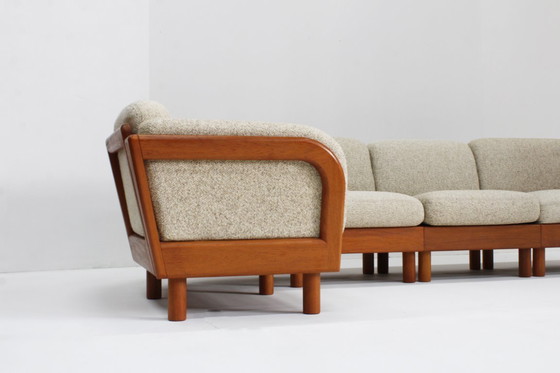 Image 1 of Vintage Deense Mid century sofa massief teak Olsen Laursen jaren 60