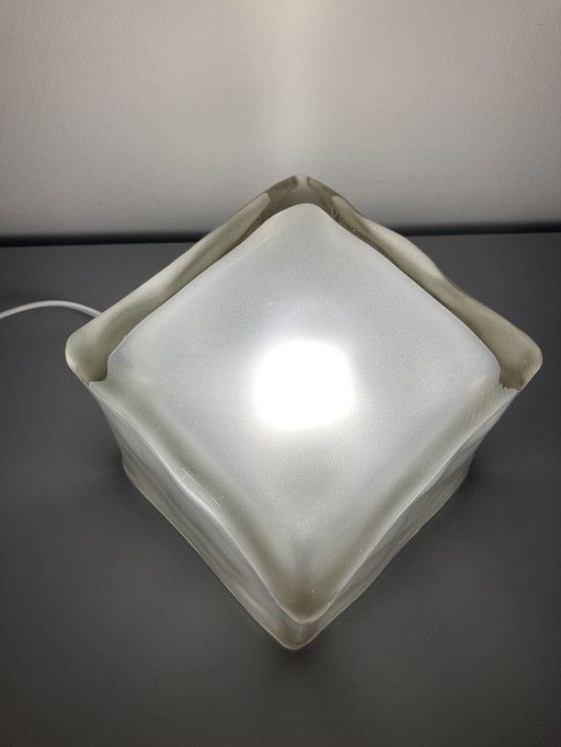 IKEA Ice Cube Ikiven glass table lamp