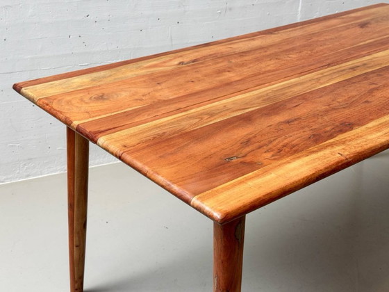 Image 1 of Dining table made of acacia wood, 1960s/70s