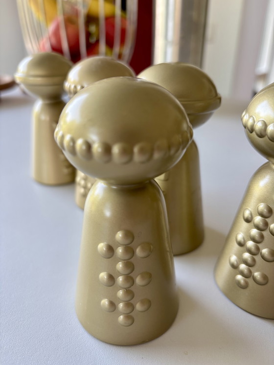 Image 1 of 6 stuks Kungora poppetjes beeldjes Miya Suwa Japan