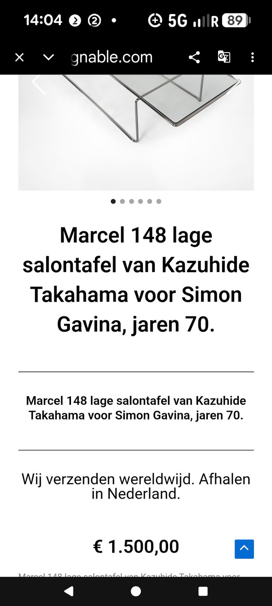 Für Gavina entworfen von Kazuhide Takahama – Vitra, Couchtische, Chrome (photo 8 of 12)