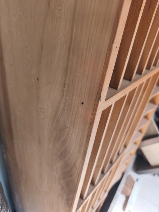 Vintage Briefkastenschrank aus Holz