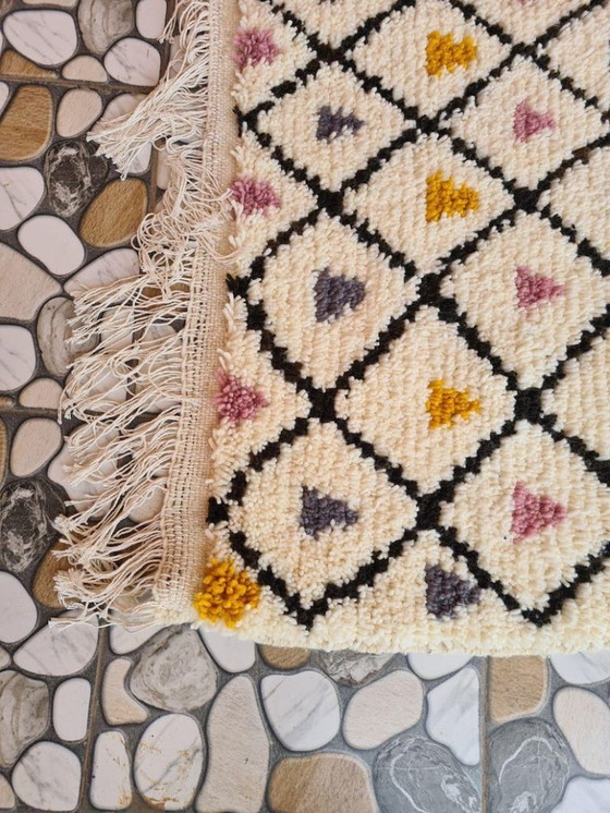 Image 1 of Tapis marocain en laine naturelle 250cmx150cm